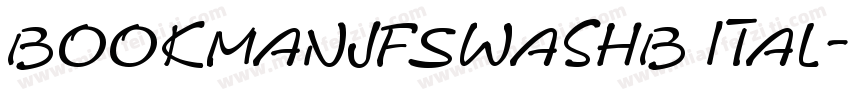 BookmanJFSwashB Ital字体转换